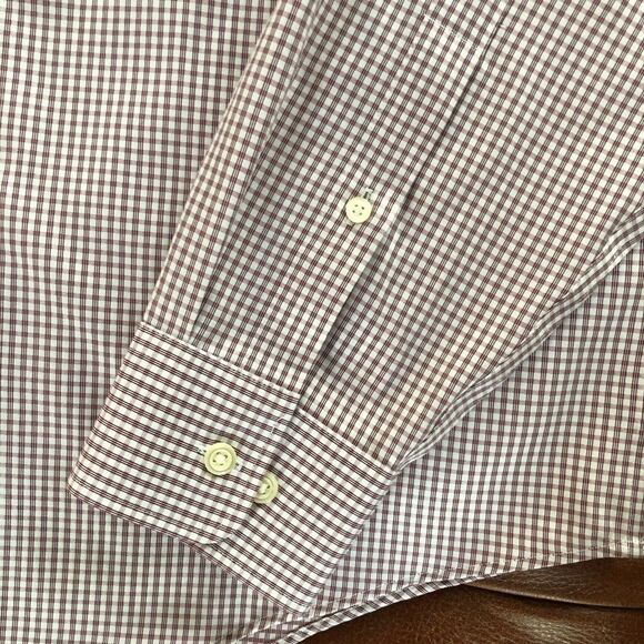 Pronto Uomo Buttondown Dress Shirt No Iron 15.5 34 - Picture 4 of 5